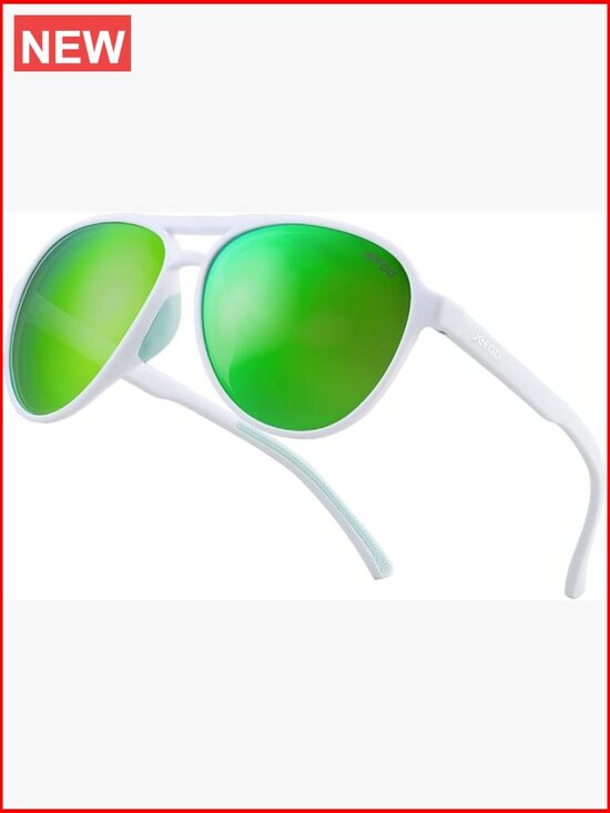 Polarized Aviator Sunglasses UV400 Protection TR90 Frame main image 6